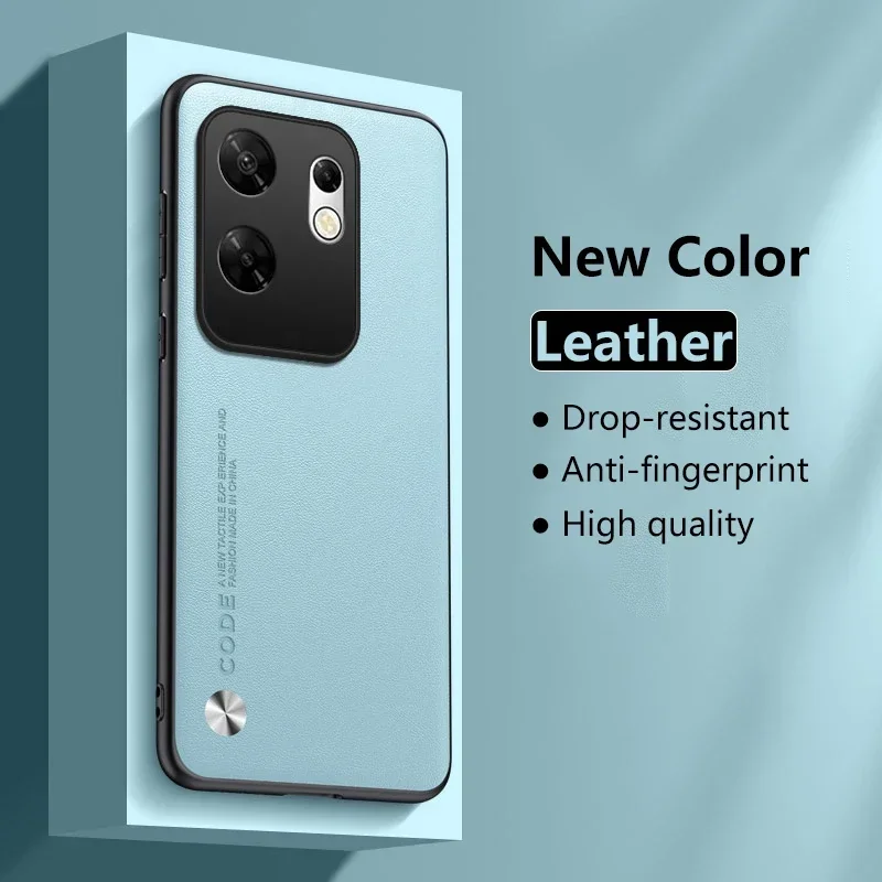 Leather Case for Infinix Zero 30 4G Carbon Fiber Full Camera Silicone Protection Hard Phone Cover InfinixZero30 X6731B Coque