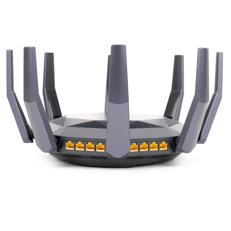 

Gaming Router ASUS RT-AX89X AX6000 Dual Band WiFi 6, 12-stream 6Gbps WiFi speed, Dual 10G ports, MU-MIMO OFDMA, AiProtection