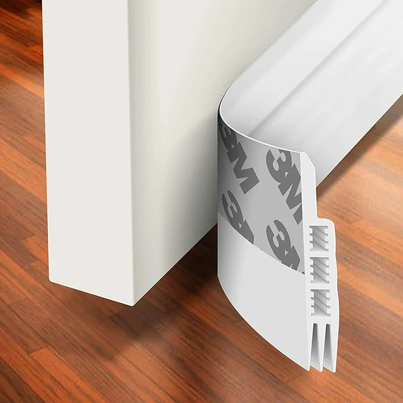 

Triple-Layer Hollow-Toothed Self-Adhesive Door Bottom Seal Strip for Bedroom Door Gaps