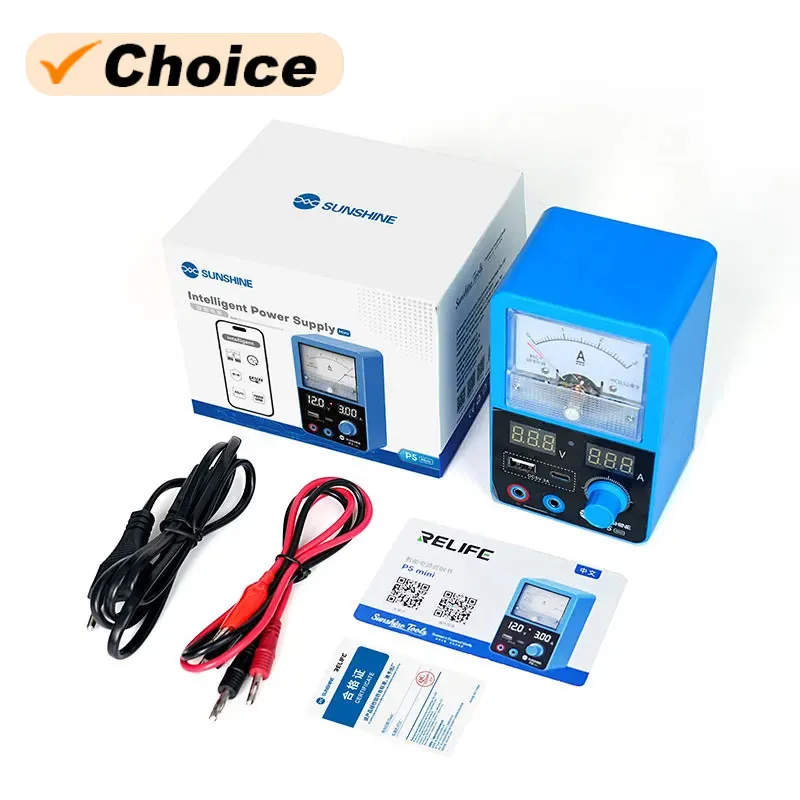 

Интеллектуальный блок питания SUNSHINE P5 Mini с двумя портами USB-C/A, поддержка 5В/3А, двойной дисплей, защита от короткого замыкания