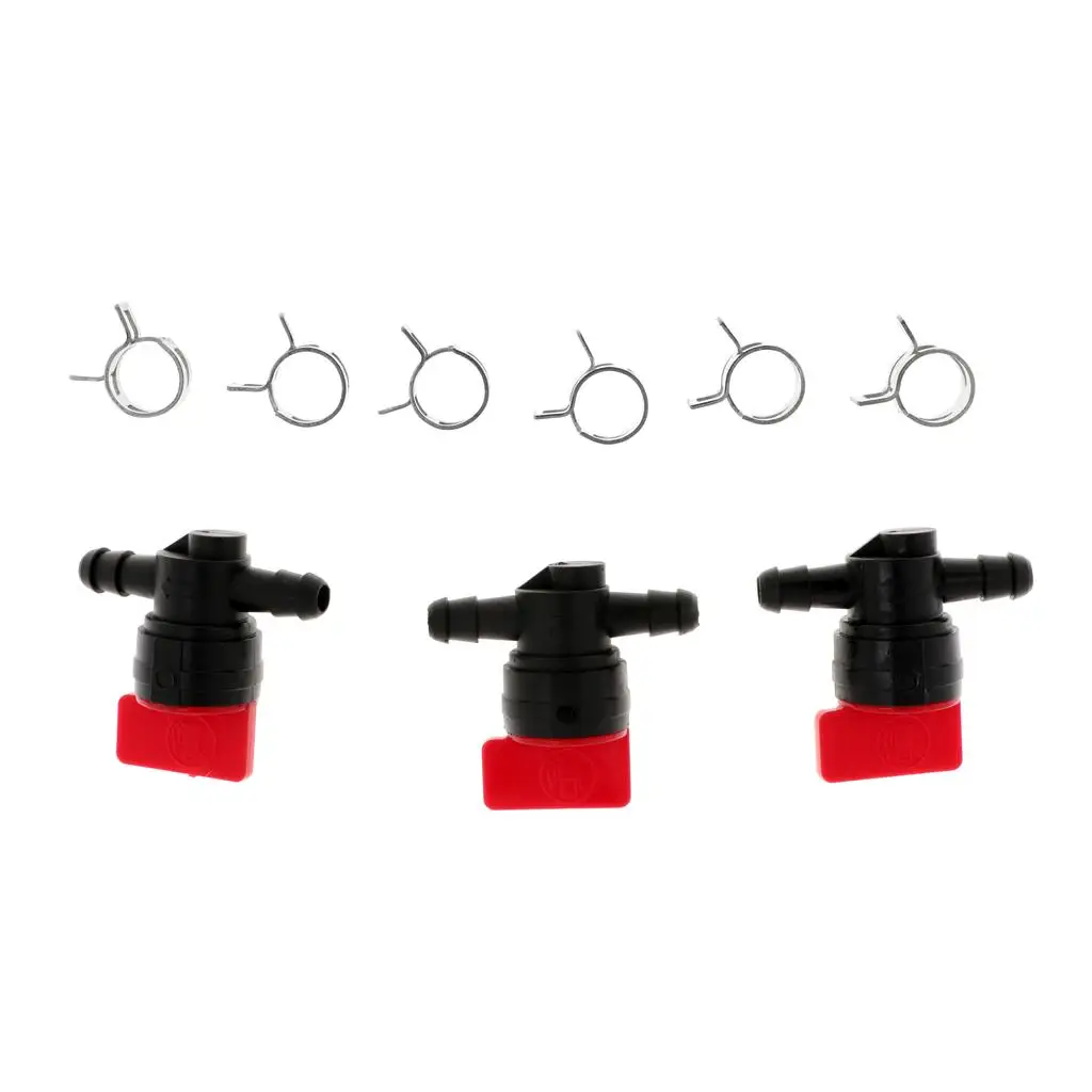 Bathroom Water Shut Off Valve Straight Inline Metal Plastic Universal Control Switch for Plumbing Repair