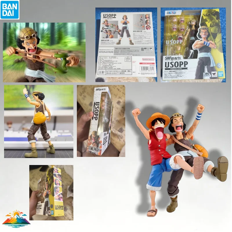 

【IN STOCK 】Bandai S.H.Figuarts Usopp ONE PIECE ROMANCE DAWN Action Figure with Multiple Facial Expression Parts