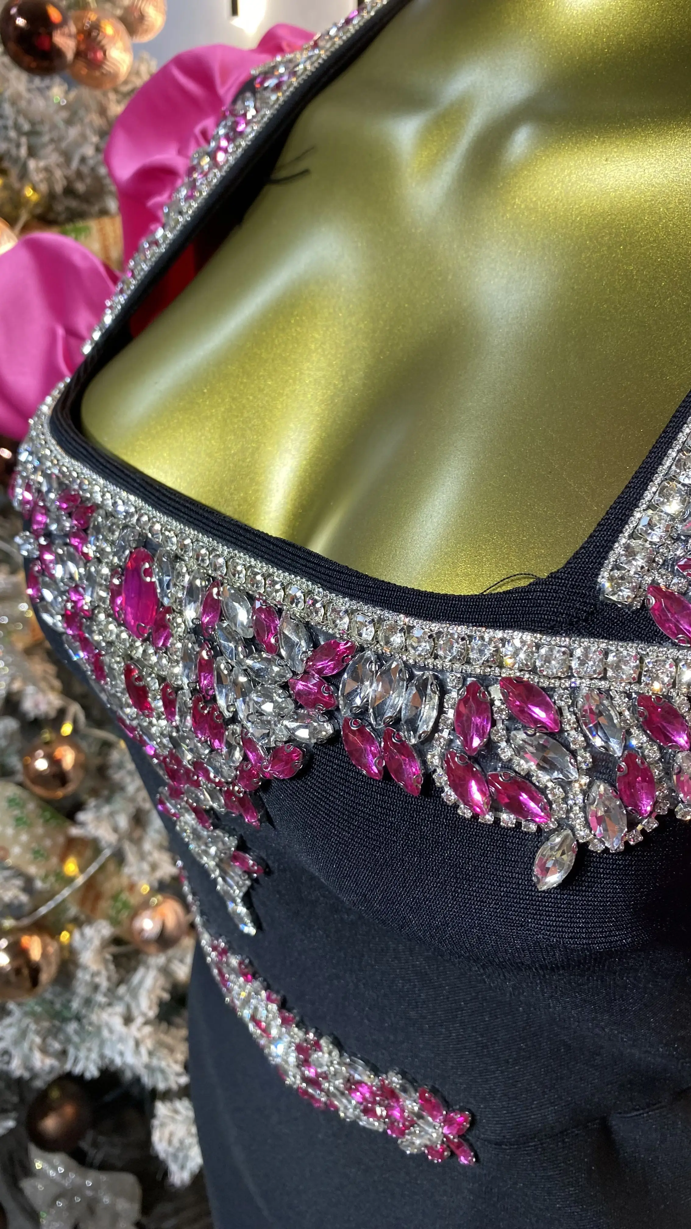 فستان أنيق جديد لعام 2025 للنساء بأكمام منتفخة وضمادات - فستان سهرة للمشاهير الصيفي - GZXX162 #5