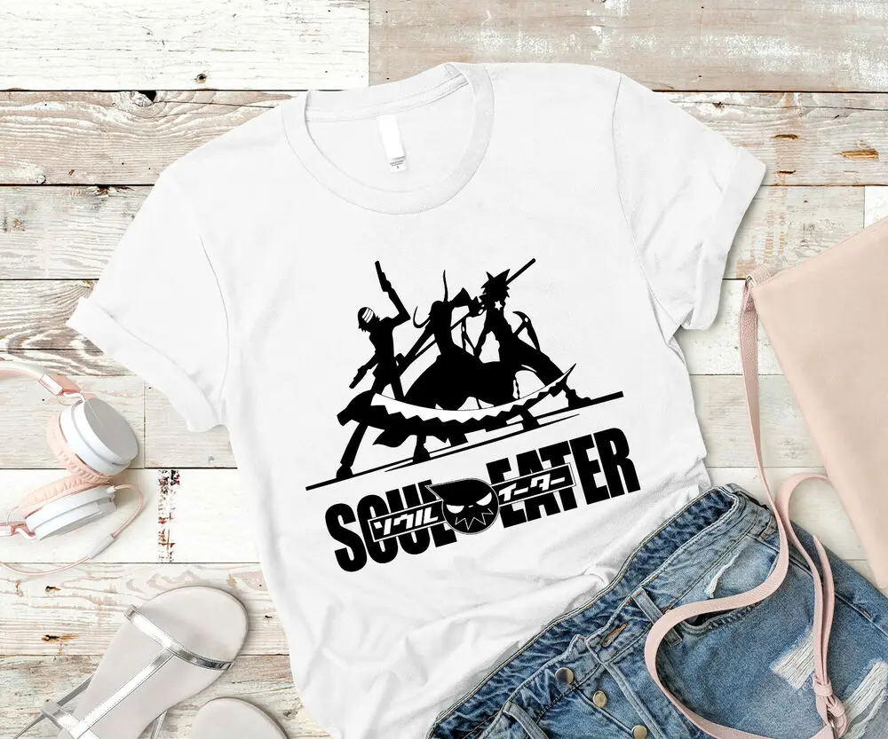 Soul Eater Uniex T-Shirt,anime,death the kid,maka albarn,black star New shirt