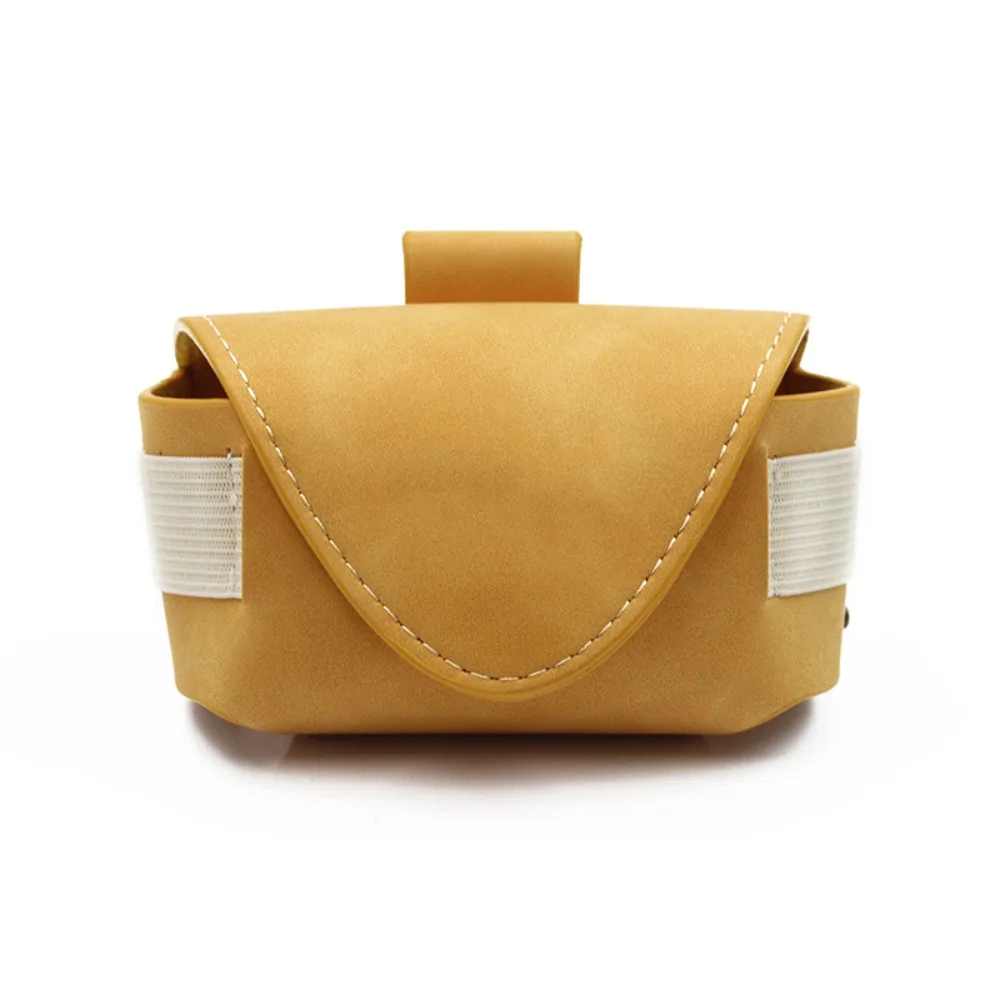 

Sports Bag Magnetic Buckle Golf Ball Waist Bag Waterproof PU Leather Golf Belt Bag 2 Balls Mini Golf Ball Container Golf Course