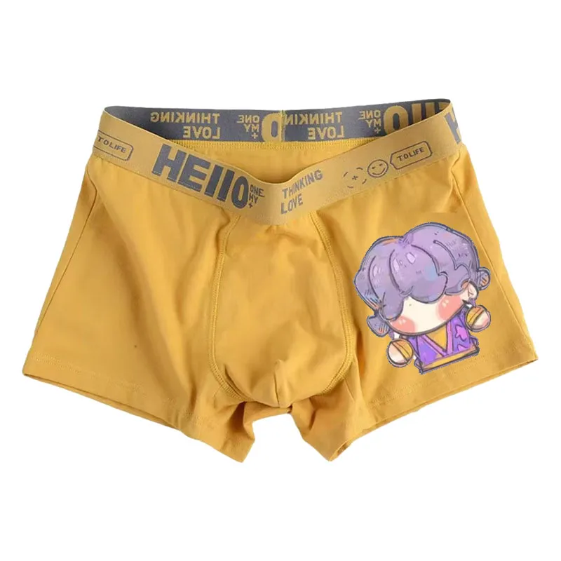 Huntr-X K-Pop شيطان الصيادين التحول أنيمي سلسلة الرجال السروال أنيمي مضاد للجراثيم سراويل داخلية للرجال الأولاد السراويل السراويل