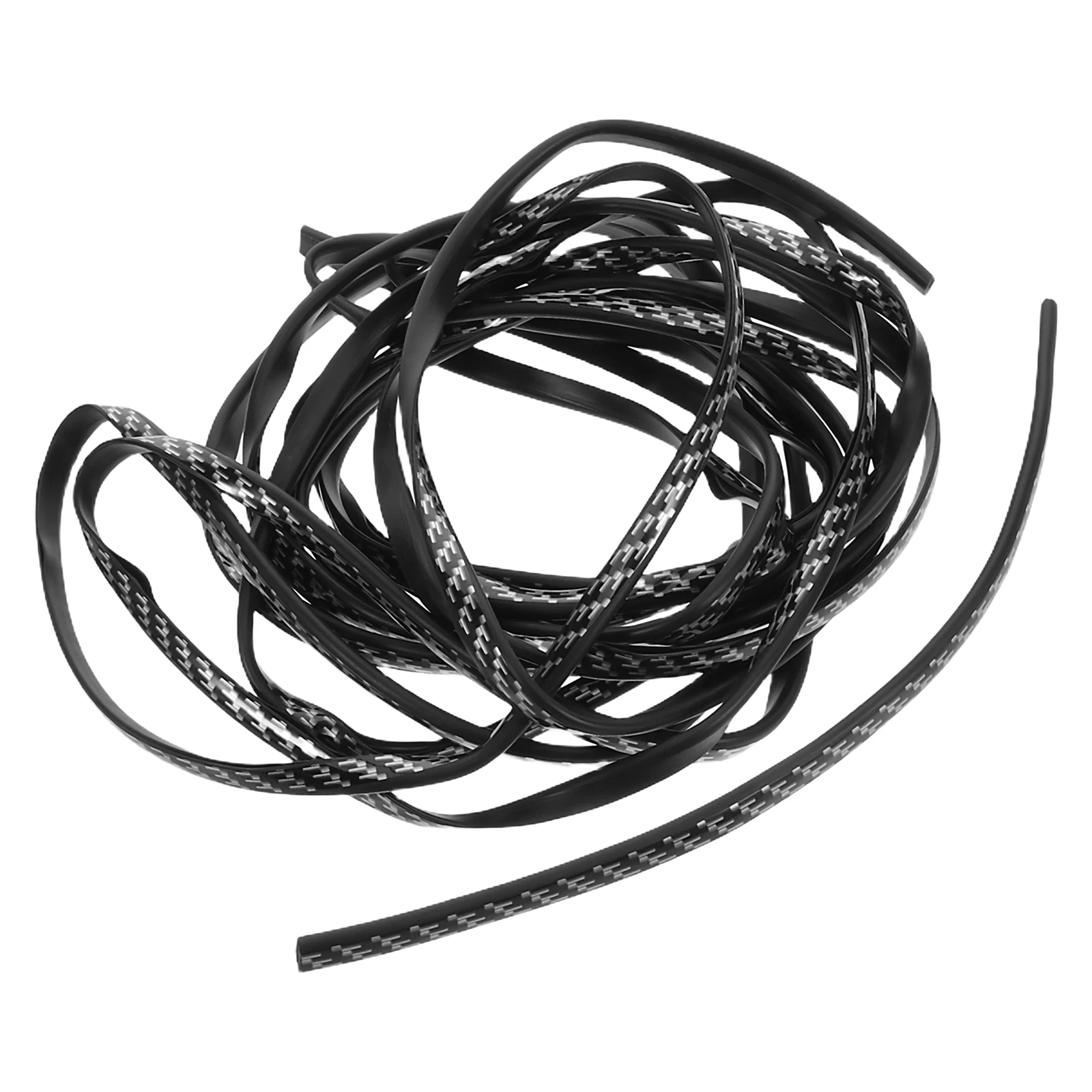 

5M Universal Car Door Edge Guard Durable Anti-Collision Protector Trim Strip Scratch Resistant Self-Adhesive Black Carbon Fiber