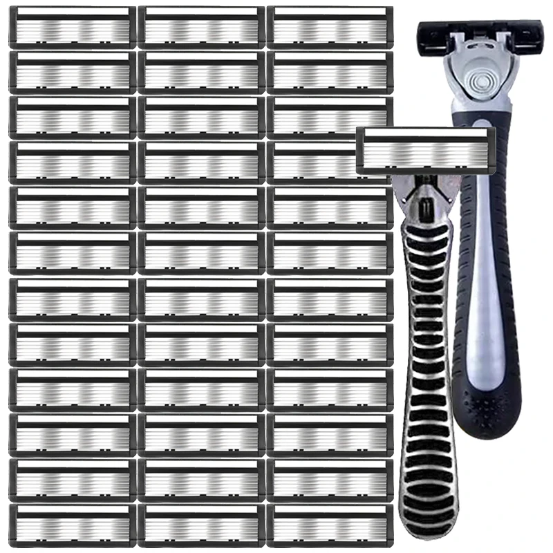 Razor Classic 6 Layer Safety Razor for Mens Shaving&Womens Hair Removal Shaving Blades Manual Shaver