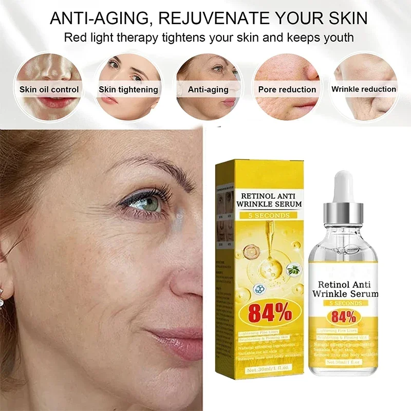 Fading Wrinkles Facial Serum Anti-Wrinkle Anti-Aging Improving Dullness Moisturizing Care