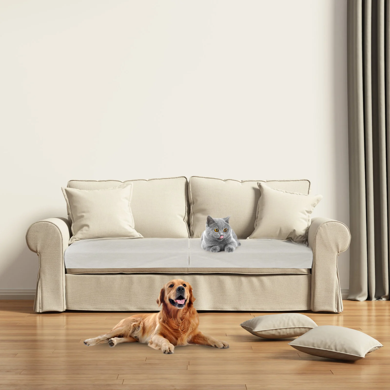 

Lightweight Pet Sleeping Mat Waterproof Dog Cat Mat for Travel Car Room Use Cool Comfortable Furniture Blanket Sofa Protector