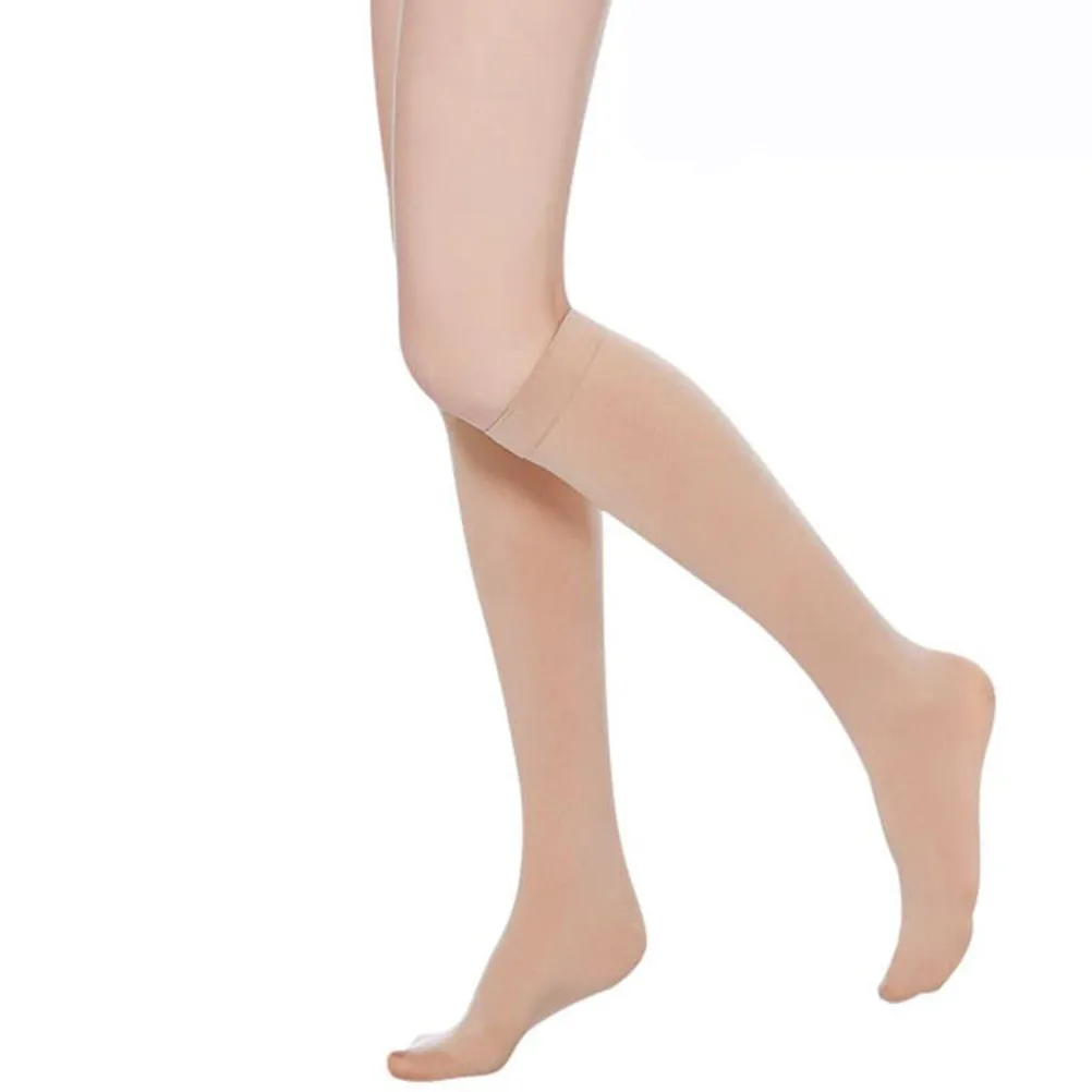 

4Pairs Compression Socks for Men Women Knee High Anti Fatigue Breathable Nylon Support Stockings Running Edema Varicose Veins