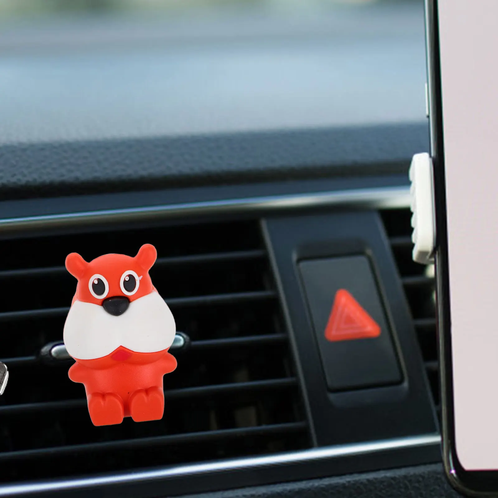 

2PCS Car Freshener Diffuser Air Vent Fan Aromatherapy Clip Holder Durable Easy Clean Adjustable Intensity Various Scents Cartoon