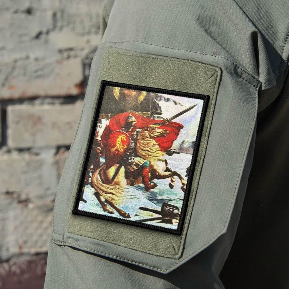 Parche Velcro San Alejandro Nevski táctico militar para mochilas