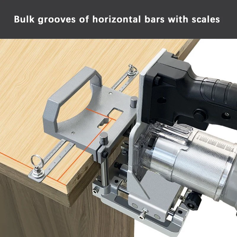 2-in-1 Connecting Parts Woodworking Slotting Machine Mold New Invisible Fastener Edge Trimming Machine Slotting Tool