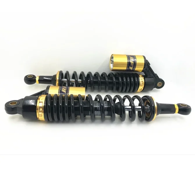 370mm  375mm 380mm Motorcycle Shock Absorber for yamaha  Warrior 350  Yfz 350 XT500 TT500 RM370 RM125 ATV Black Chrome