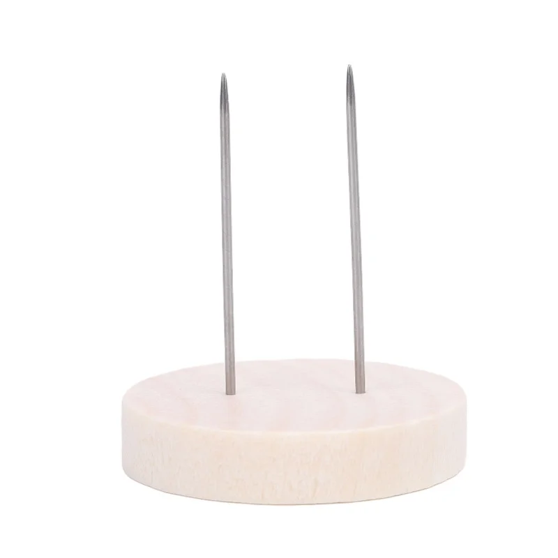 24 Pcs Crochet Doll Stand 12 Single Needle 12 Double Needle Wooden Knitted Doll Display Holder