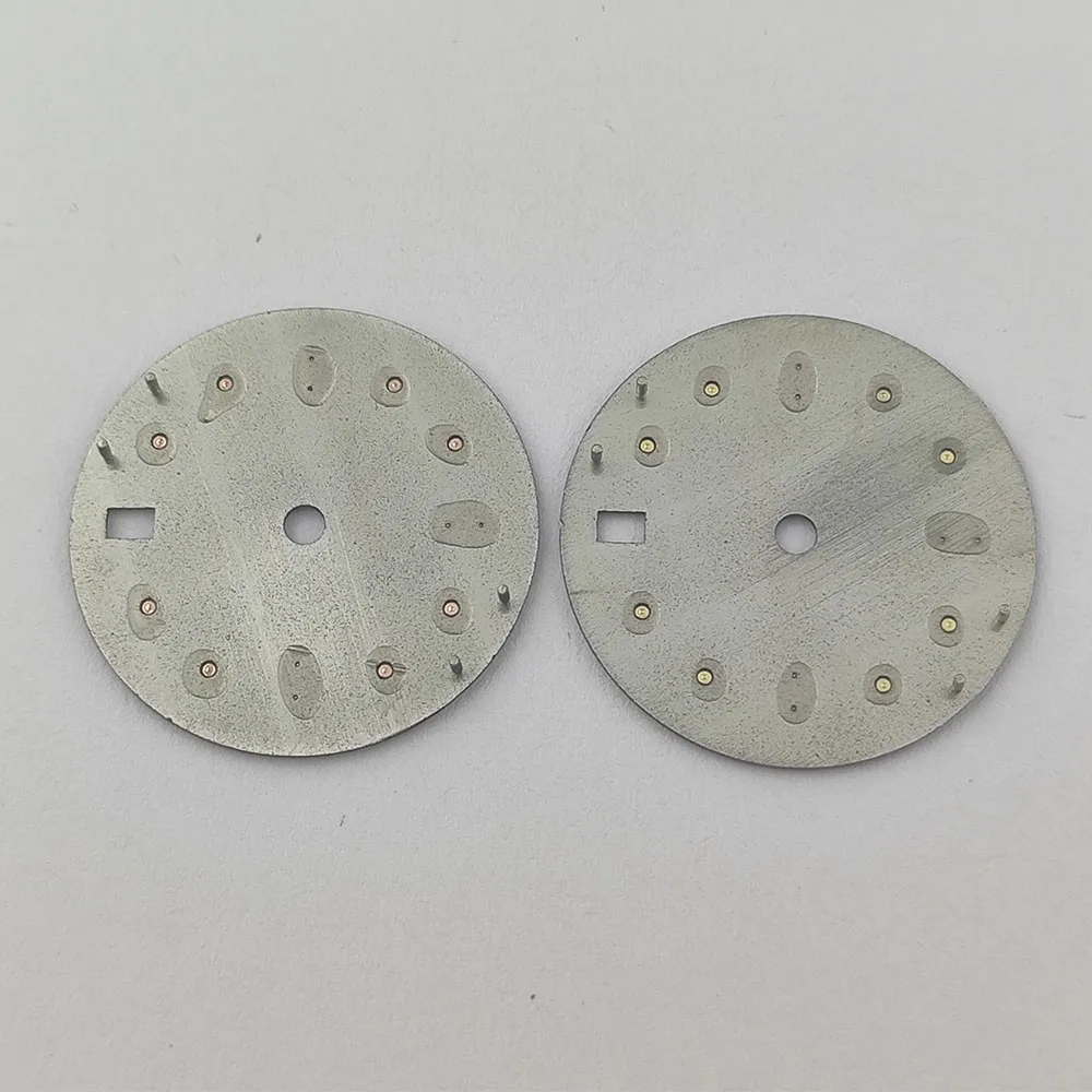 28.5mm NH35 watch dial black blue rose gold dial suitable for NH35 movement custom logo dial