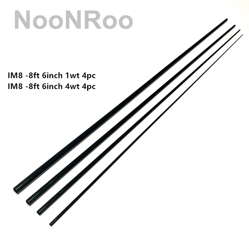 IM8 -8ft 6inch 1wt and 4wt  4pc  Fly Fishing Rod Blank  Repair Rod Building DIY Private custom material NooNRoo