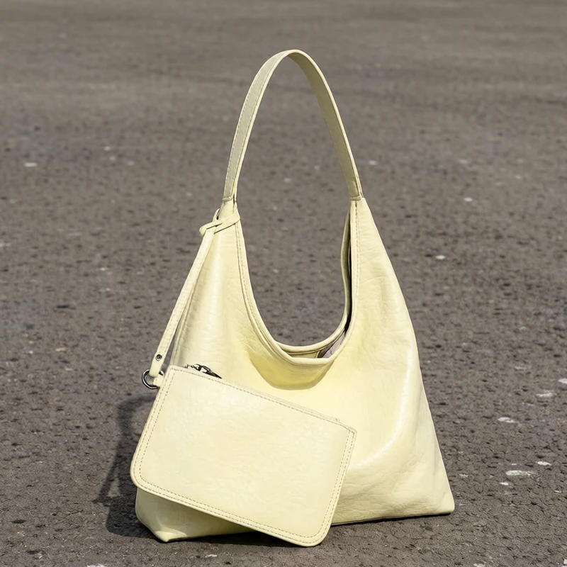 Casual Tote Bags For Women Luxury Designer Handbag Purses 2026 New In PU Large Capacity With Inner Card Pocket Underarm Shoulder