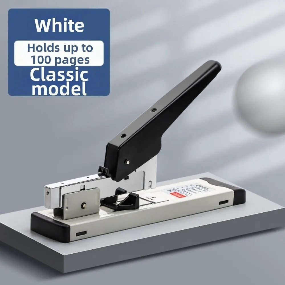 Labor-Saving Heavy Duty Stapler Up To 210 Pages Portable Hand Operated Stapler Anti-slip Multifunction Desktop Stapler