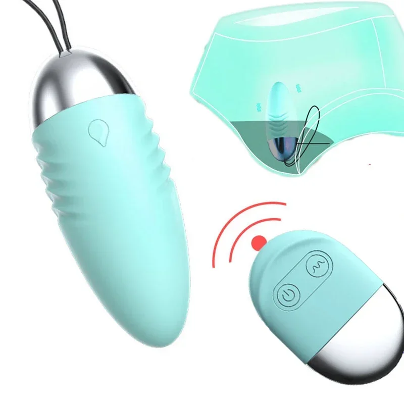 10 Speed Frequency Silicone Waterproof 10 Meters Wireless Remote Control Jumping Egg Stimulate Clitoris Sex Toys For Women