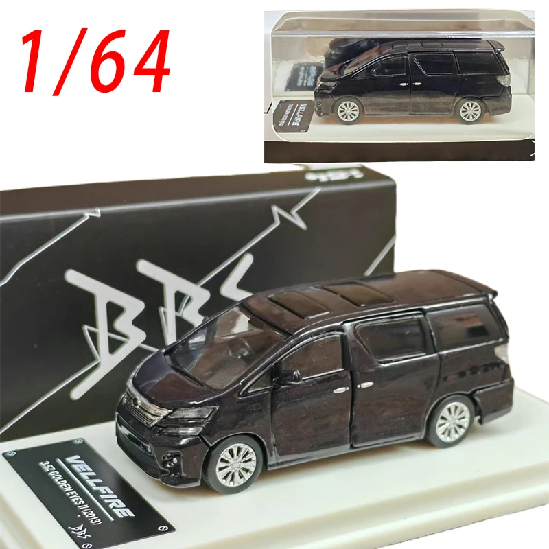 

BBS литая под давлением модель автомобиля 1/64, модель автомобиля из сплава Toyota Vellfire 2013, игровой автомобиль, игрушки для мальчиков, оригинальная коробка