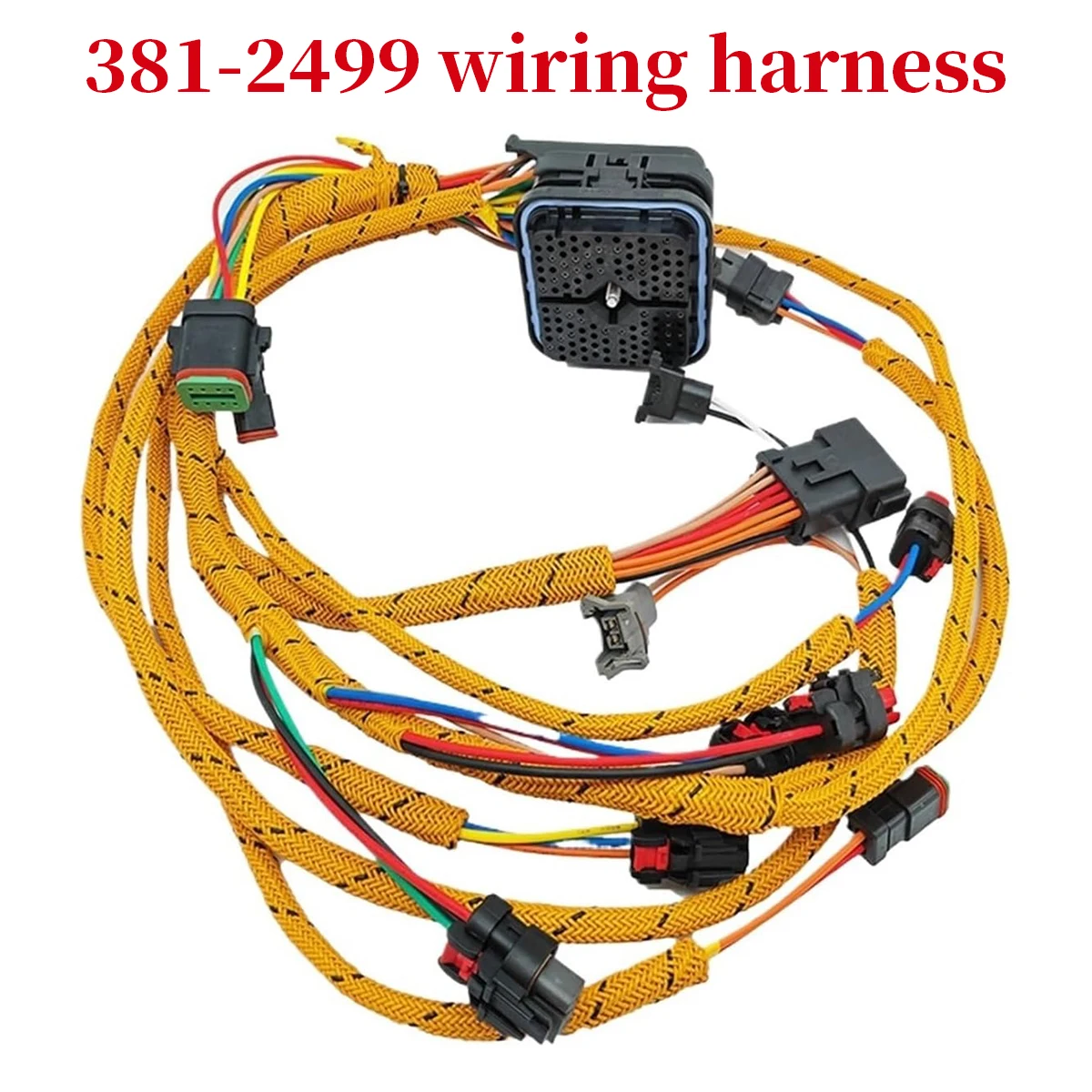 381-2499 3812499 Excavator Engine Wiring Harness Cable Compatible for Cat C7 324D 325D 329D Excavator Replacement Parts