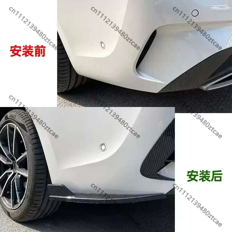 Car Modified Rear Bumper Lip Anti-scratch Decor Strip Rear Side Diffuser Rear Bumper Corner Splitter Exterior Parts