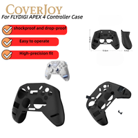 For FLYDIGI APEX 4 Controller Case Soft Silicone Anti-Drop Dustproof Protective Skin Cover Precision Fit Ergonomic Gaming Grip