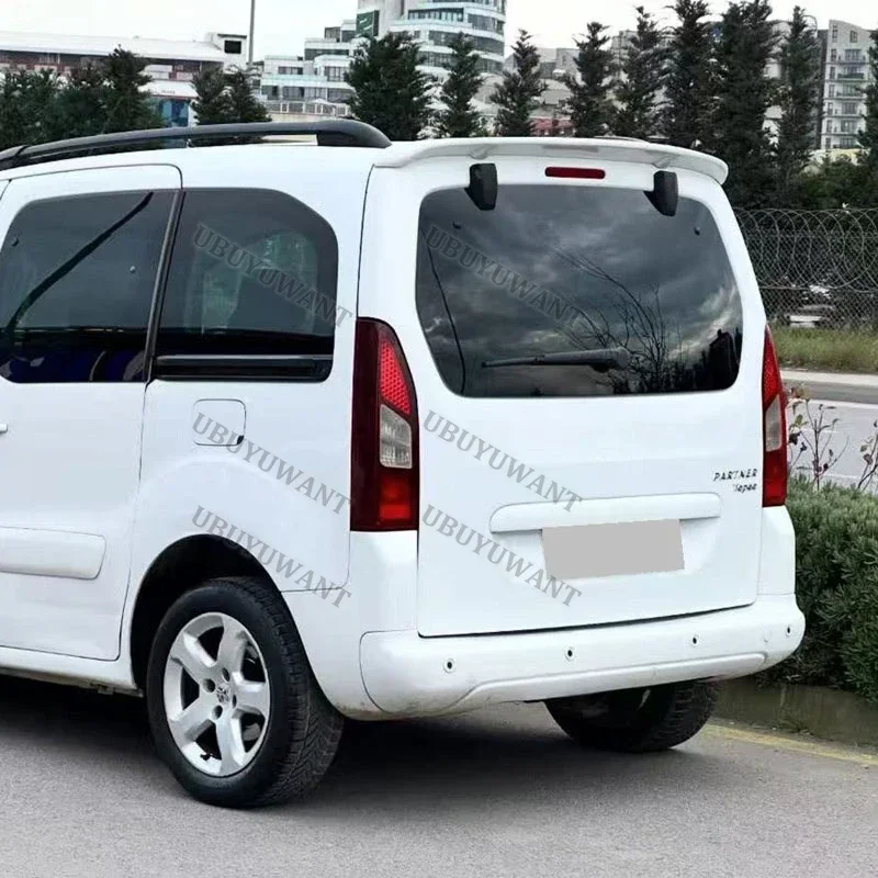 2009 To 2018 For Peugeot Partner Tepee Rear Trunk Spoiler Wing Trunk Top Wing Tail Lip Spoiler Diffuser Auto Parts view 5