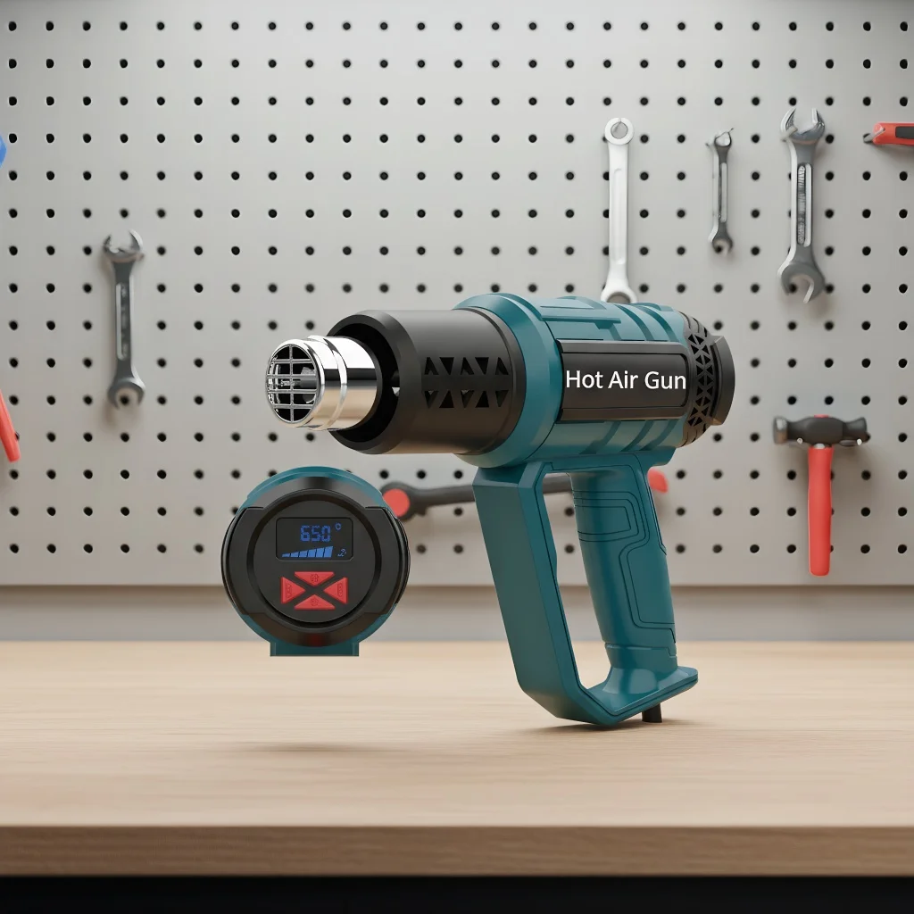 

Пистолет горячего воздуха 2000 Вт — цифровой ЖК-дисплей для удаления краски масляных труб и ремонта автомобилей