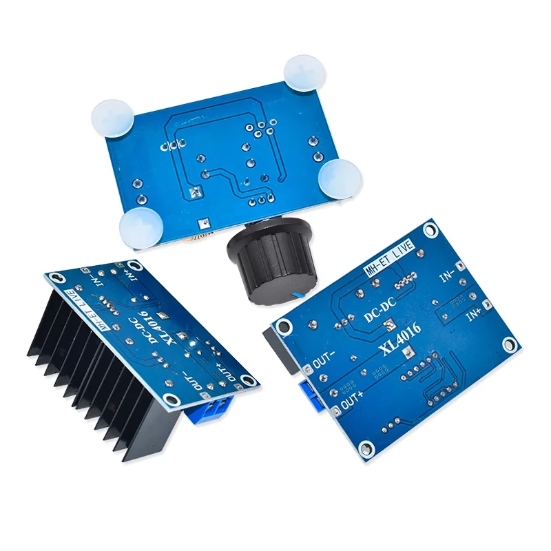 XL4016E1 DC 電圧低減モジュール出力調整可能な 8A 電圧レギュレータ付き DC-DC ハイパワーレギュレータデジタルディスプレイ付き