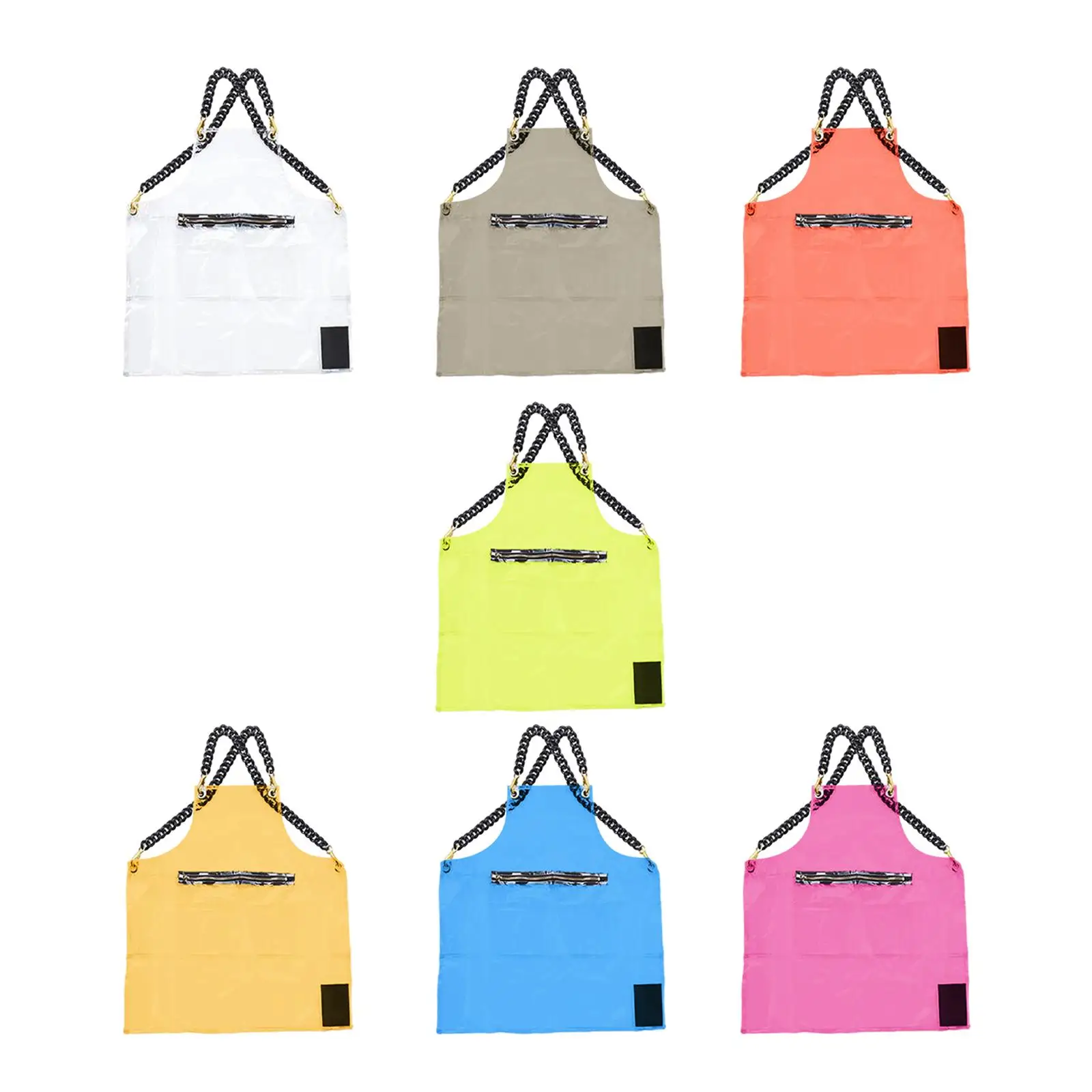 TPU Apron Oilproof Apron Soft Barbecue Apron Chef Apron Paint Apron for Salon Coffee Store Dining Room Supplies Art School