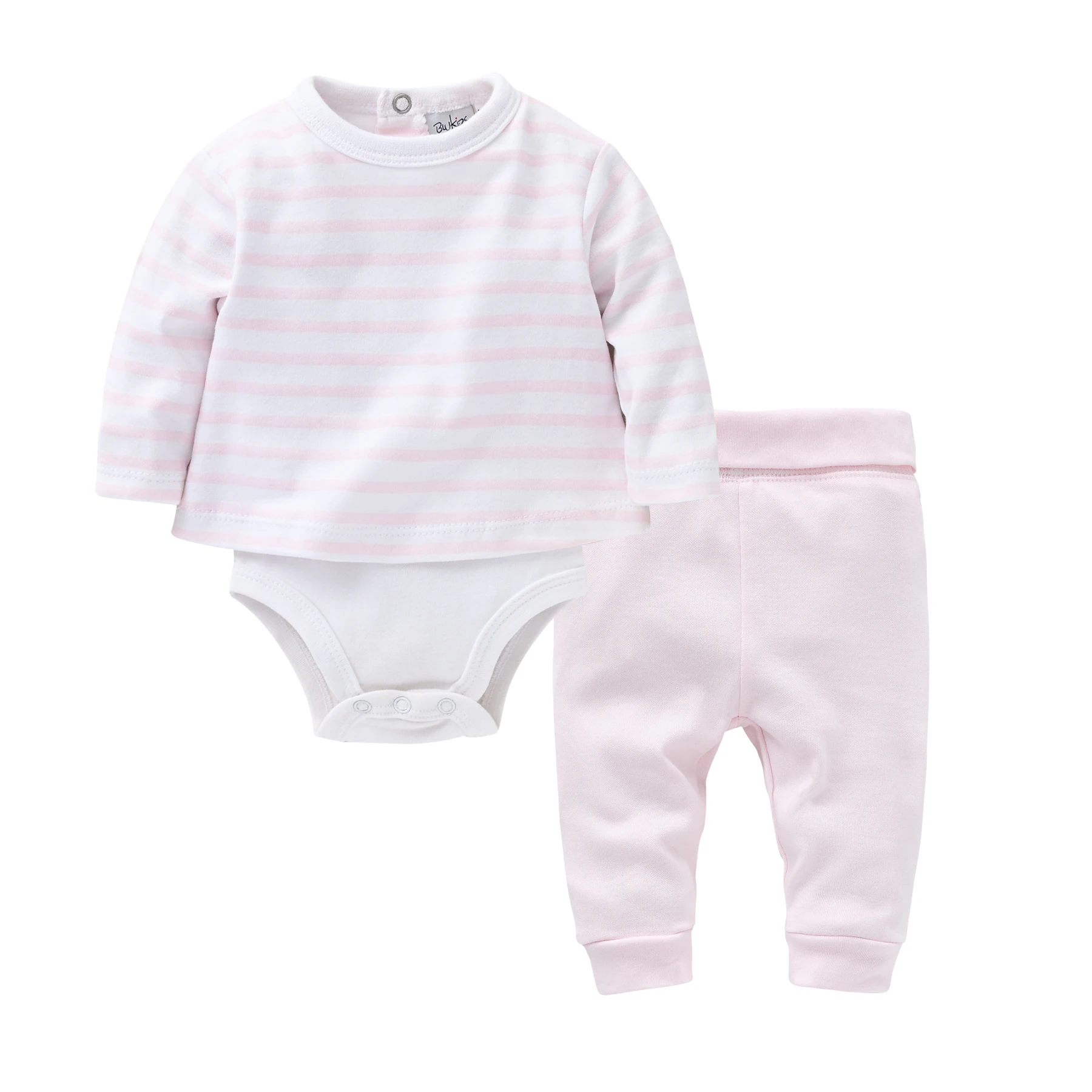 3 Pieces Baby Clothing Set Baby Girls Romper With Trousers Kids Bodysuit and Pants Suit For Newborn