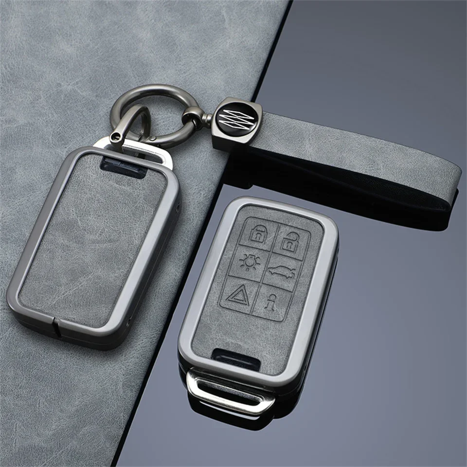 Car Key Remote Cover Full Case For Volvo S60 S80 V60 XC60 XC70 S60L V40 XC90 Auto Keychain Protection Accessories Ring