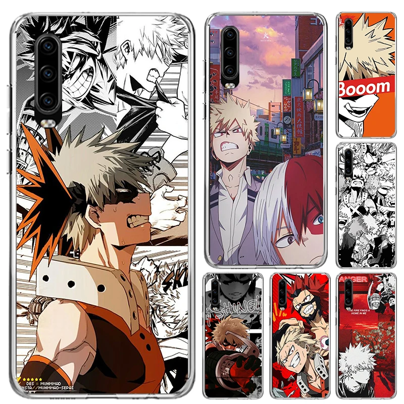 Чехол для телефона My Hero MHA Bakugou Katsuki для Huawei P40 P30 P20 P10 Pro Mate 20 10 Lite P Smart Z Y5 Y6 Y7 Y9S, мягкий чехол с принтом Sh