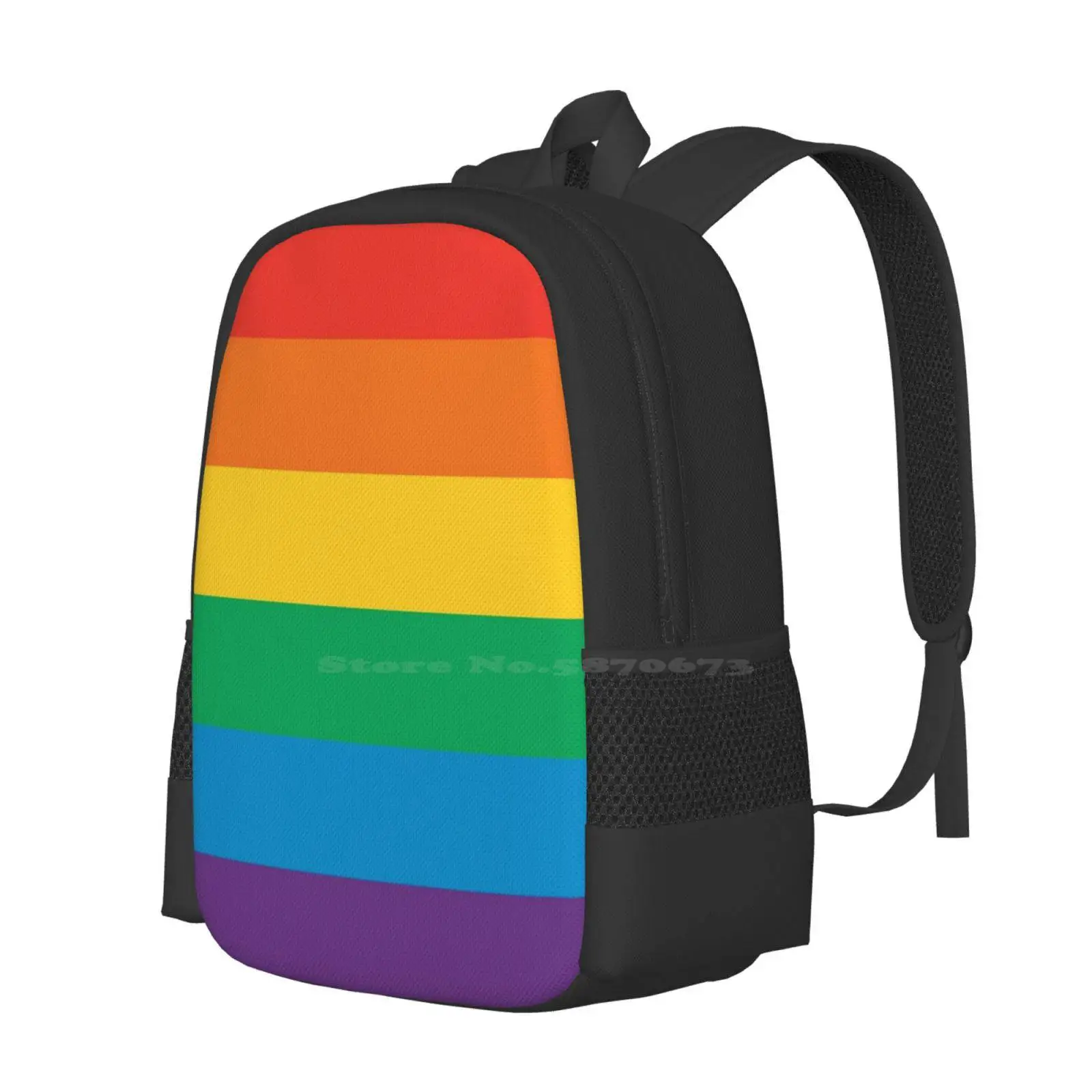 Pride Flag New Arrivals Unisex Bags Student Bag Backpack Pride