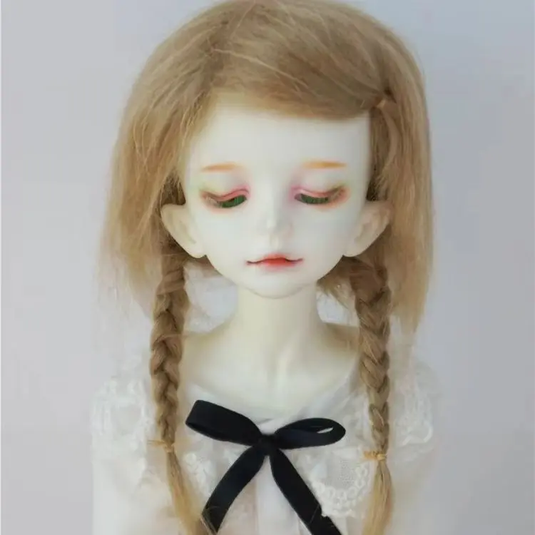 

JD061 1/8 1/6 1/4 1/3 Прекрасные парики из мохера BJD Размер 5-6 дюймов 6-7 дюймов 7-8 дюймов 8-9 дюймов Волосы куклы OB11 YOSD MSD SD Аксессуары для кукол