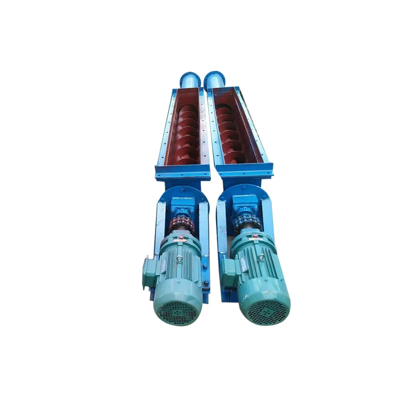 Stainless steel U-groove spiral conveyor, grain conveying equipment