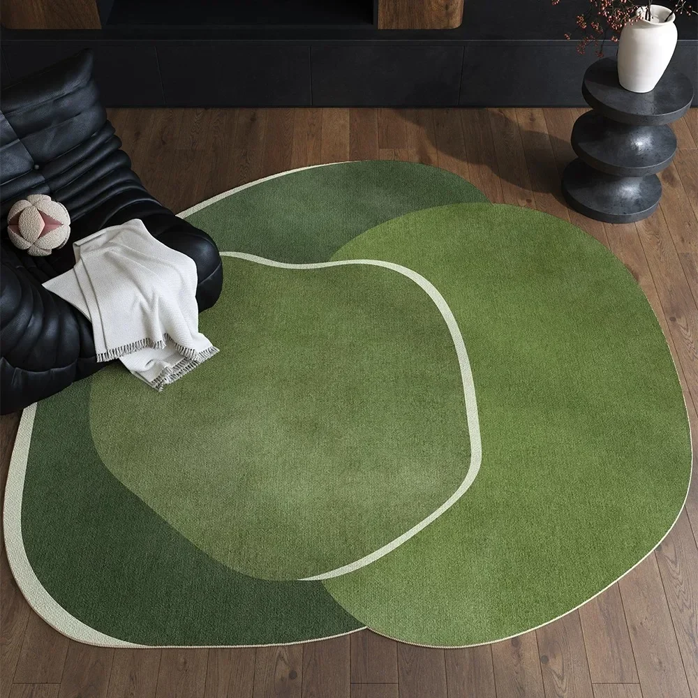 Special-shaped Rugs for Living Room Carpet Irregular Shape Non-slip Floor Mat Bedroom Bedside Rug Chair Mats Home Decoration 러그