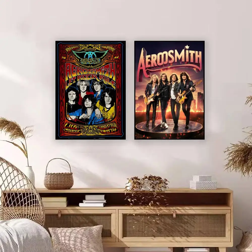 Music A-AEROSMITH Poster Premium Art Wall Decor, Simple Ornament for Living and Leisure Areas