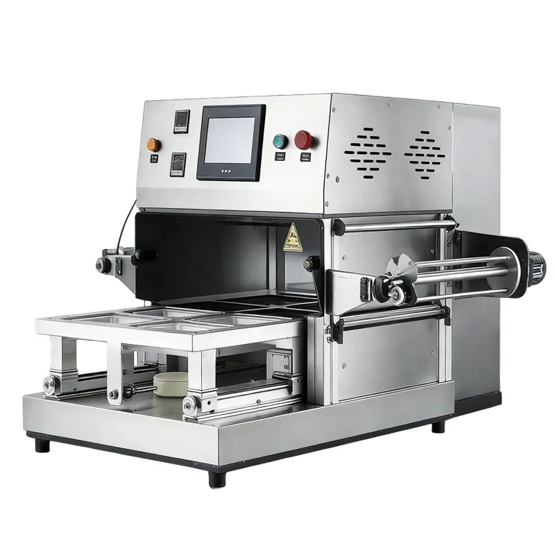 Modified Atmosphere Packaging Machine Tabletop Vacuum Sealer Flush Nitrogen Oxygen For Seafood Fresh Food Takeout Container