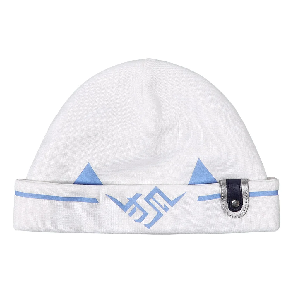 Kiriko Cosplay White Hat Game OW Costume Accessories Roleplay Women Girls Fantasy Cap Disguise Halloween Carnival Suit Props