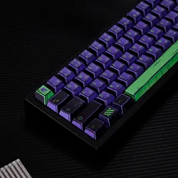 Comic EVA01 Keycaps Cherry Profile PBT Dye Sub Keycap For Gaming Mechanical Keyboard Alice Split Spacebar 7u Rainy75 Hi 75 Gift