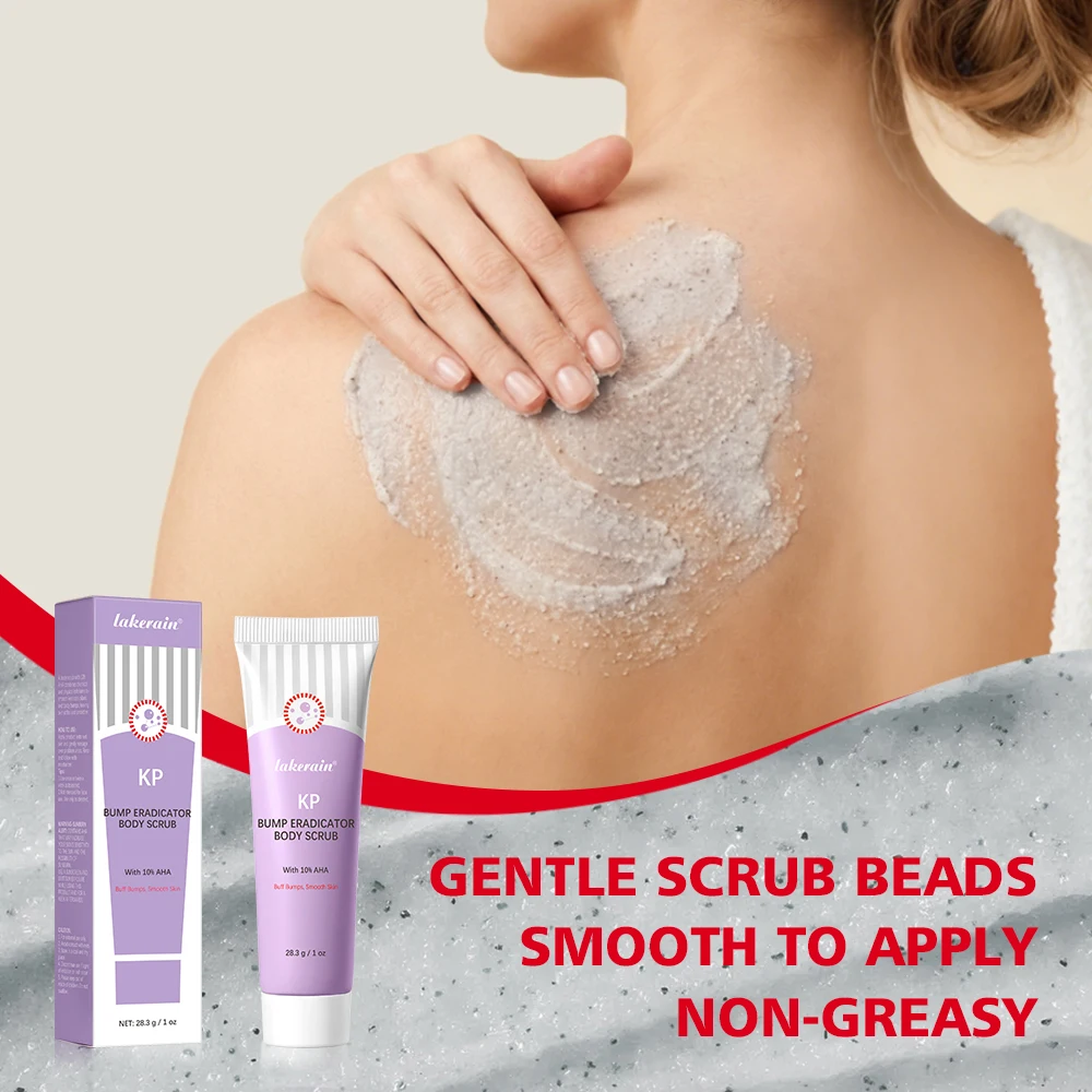 KP Bump Eraser Body Scrub Removes Dirt Reduce Dryness Moisturizing Exfoliation Chicken Skin Removal Smooth & Sooth Skin Care