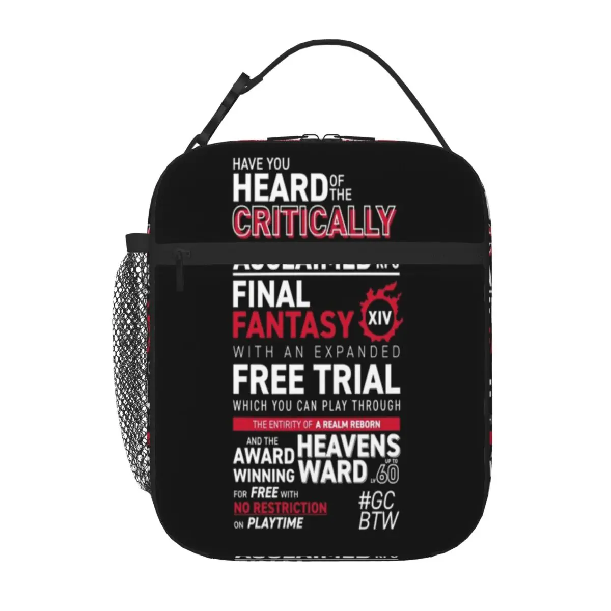 Bestselling Great Community By The Way GCBTW Promo MMO FF14 FFXIV Cute Nylon Lunch Bag Festival Outing Foldable Lunch Bag