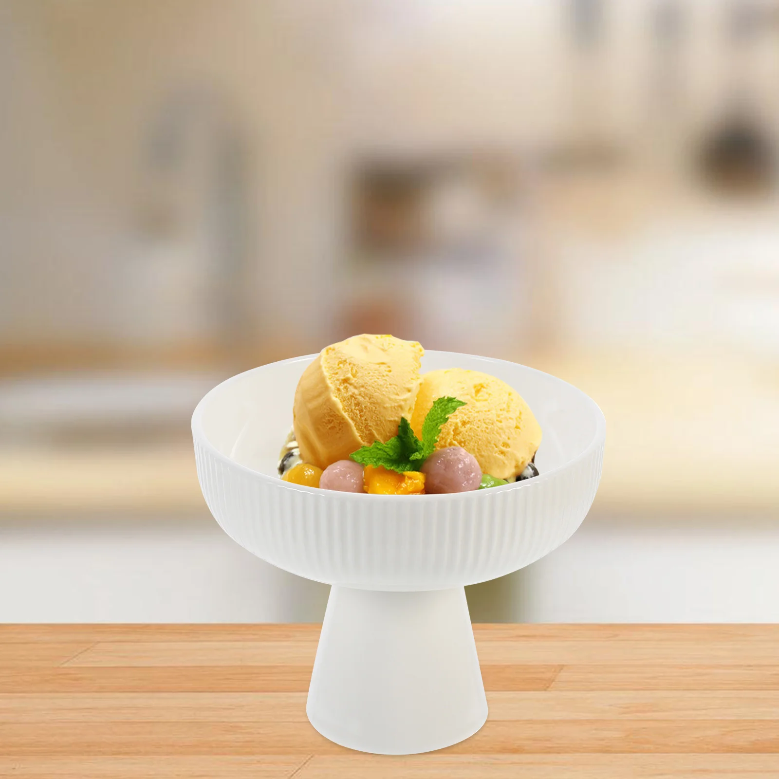 

Nordic Style Ceramic Dessert Cup Ice Cream Bowl Fruit Salad Cup Easy Clean Household Use Suitable Gift Fruit Pudding Bowl