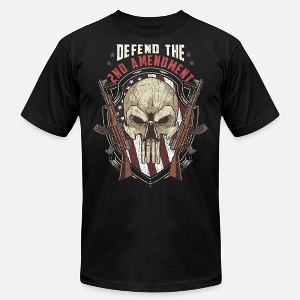 Defend The 2nd Amendment Gun Rights T-Shirt 100% Cotton O-Neck Short Sleeve Summer Casual Mens T-shirt Size S-3XL