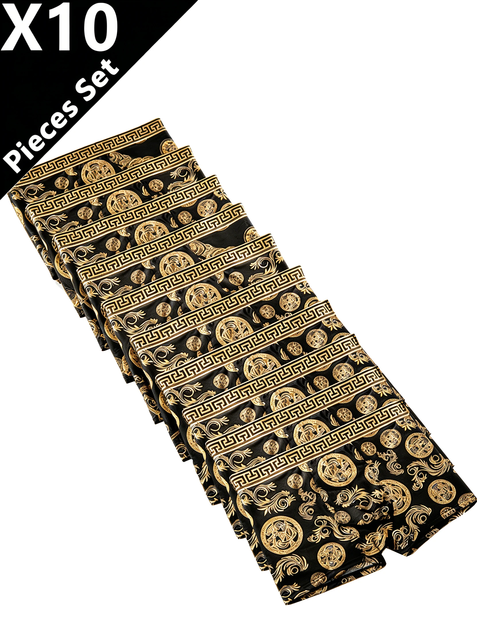 

10 шт. сексуальных антибактериальных дышащих мужских трусов-боксеров с ретро-принтом, модные мужские трусы, тонкие трусы-шорты для мальчиков