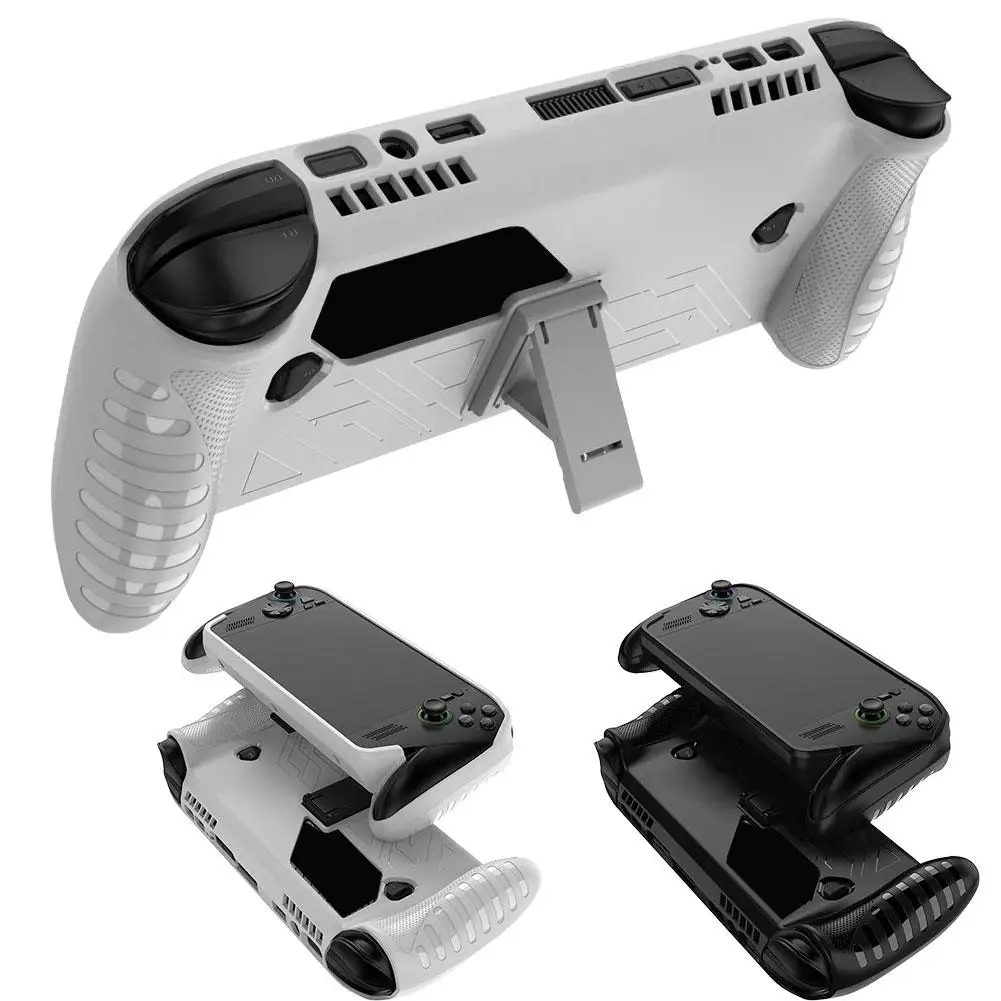 

for ROG for Xbox Ally X handheld TPU protective case with back bracket non-slip and anti-fall protective cover